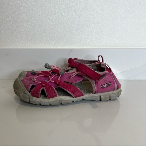 Keen Very Berry Pink Seacamp II CNX Hybrid Water Sport Sandal Waterproof Size 5 - Picture 9 of 12
